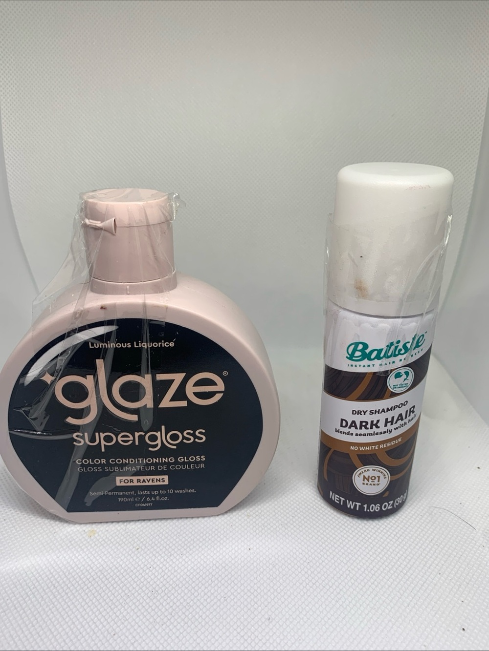 glaze supergloss Color Conditioning Gloss For Ravens And Dark Hair Dry Shampoo